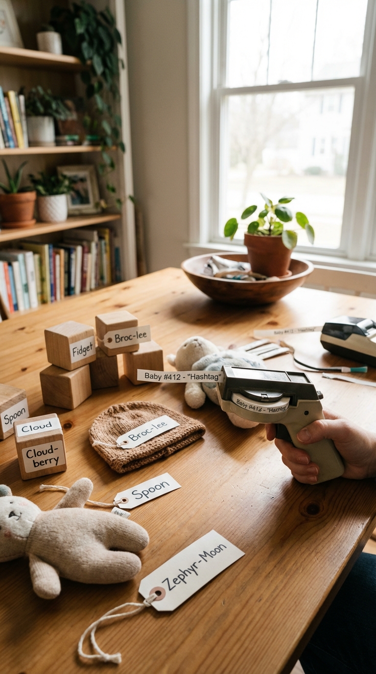 lit labeling portrait