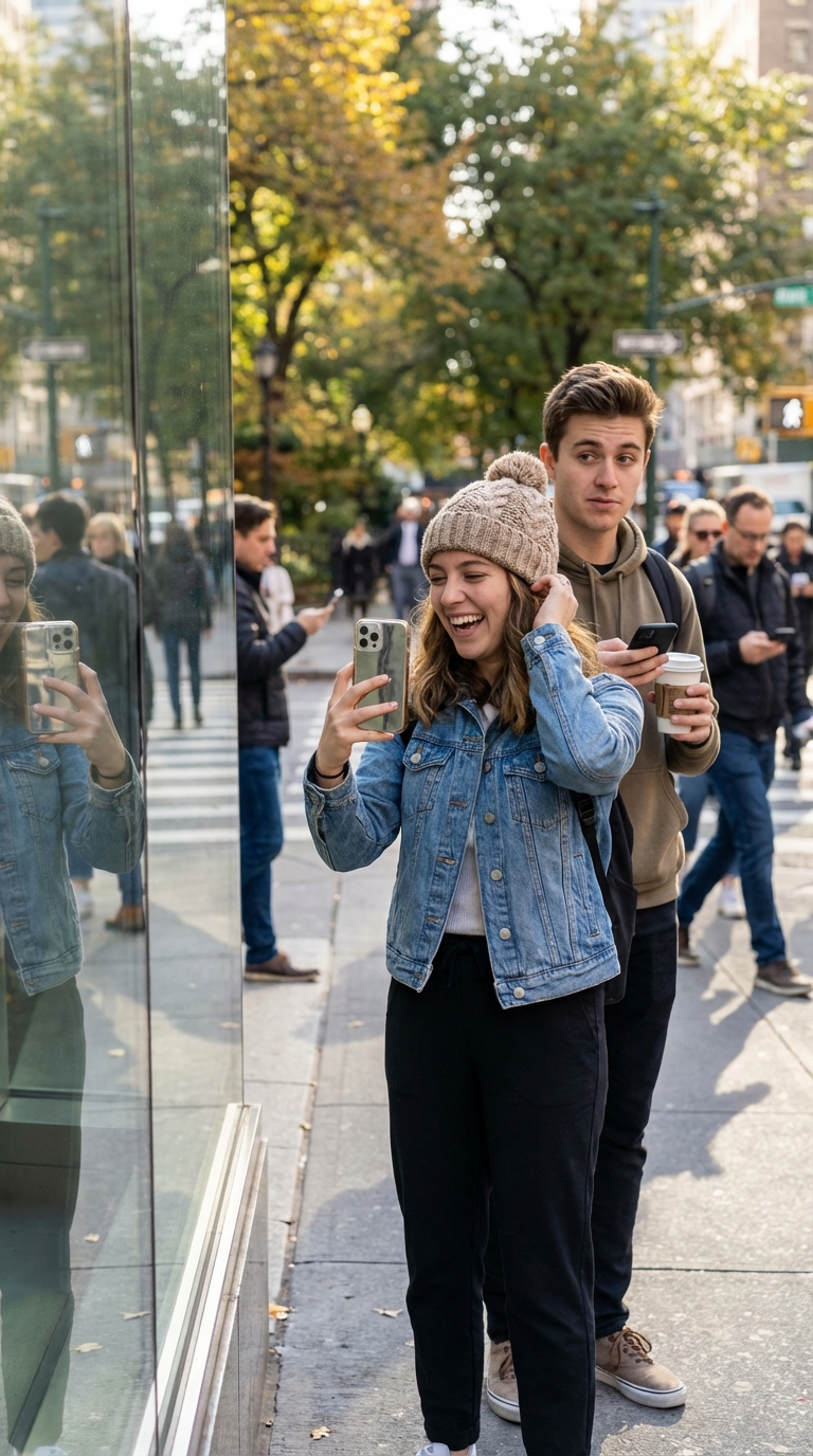 lit selfies portrait