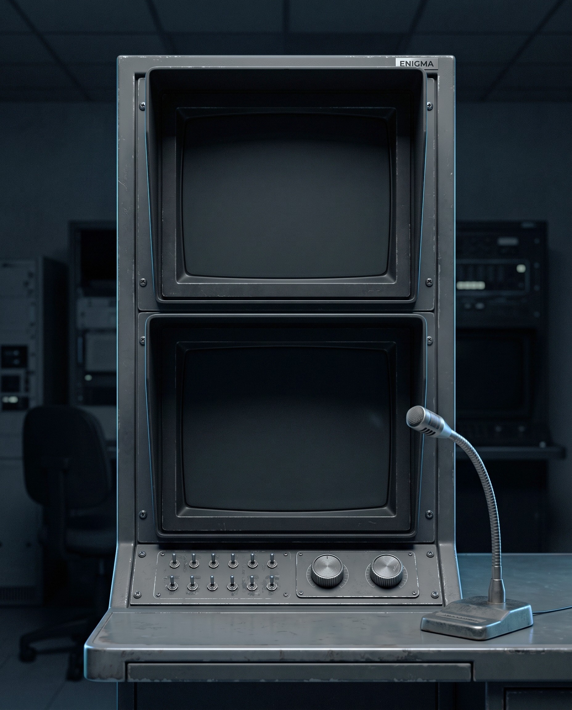 Precision approach radar console
