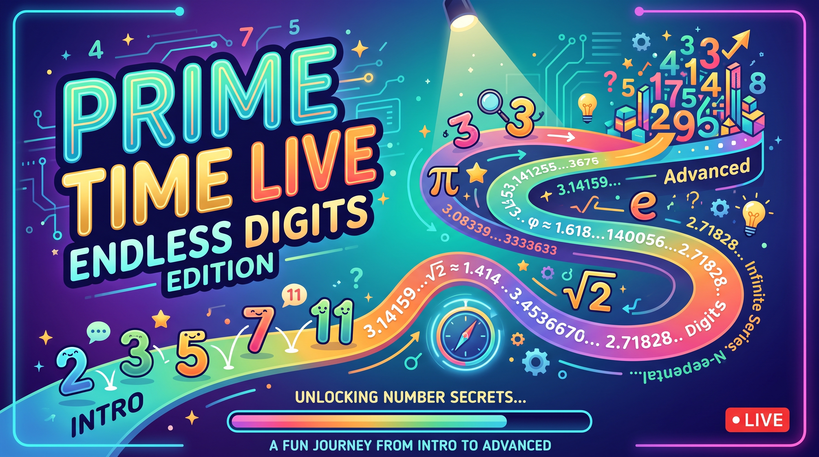 Prime Time Live: Endless Digits Edition